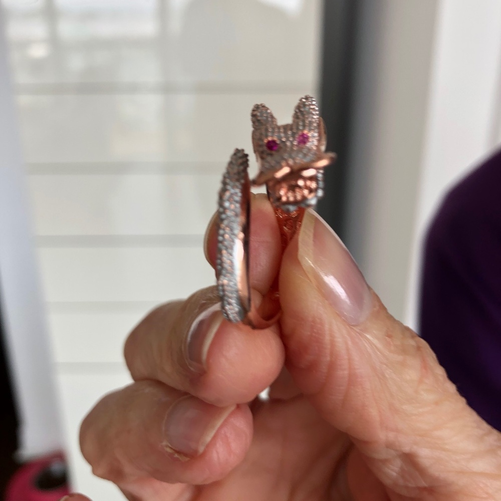 Rose Gold Dragon Ring Large brand new
